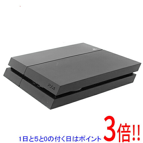 【1日と5.0のつく日、18日はポイント3倍！】【中古】SONY プレイステーション4 500GB ブラック CUH-1000AB01 コントローラーなし