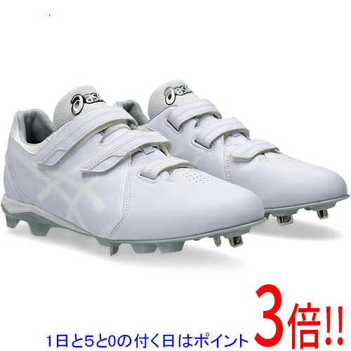 【1日と5.0のつく日、18日はポイント3倍！】asics アシックス 27.0cm 野球 ベースボール スパイク NEOCONNECT MG 1123A056 ホワイト/ホワイト｜エクセラー