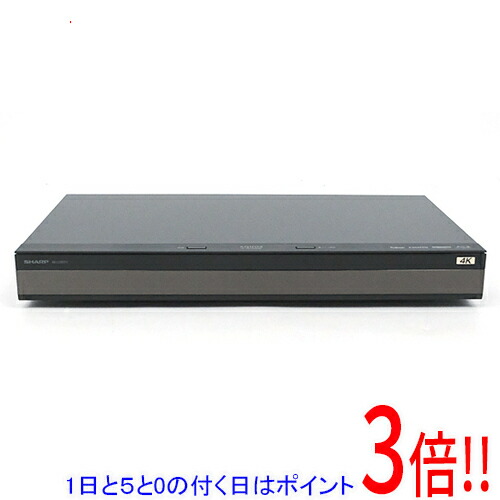 【1日と5.0のつく日、18日はポイント3倍！】【中古】SHARP AQUOS 4Kレコーダー 2TB 4B-C20DW3 リモコンなし