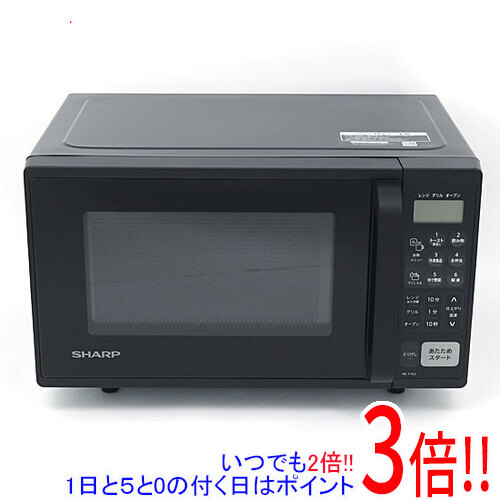 正規販売店] SHARP オーブンレンジ RE-F163-B ブラック