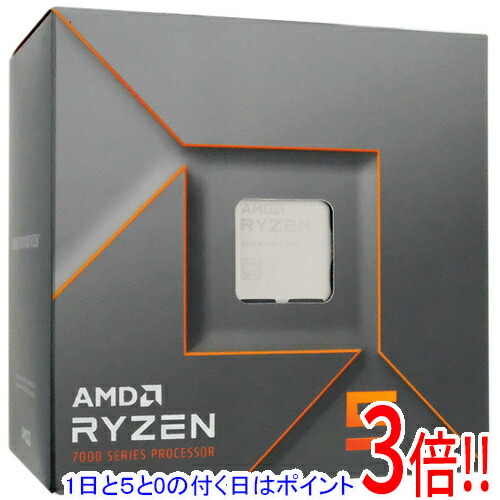 【1日と5.0のつく日、18日は尖んがり3倍！】AMD Ryzen 5 7500F 100-000000597 3.7GHz Socket AM5