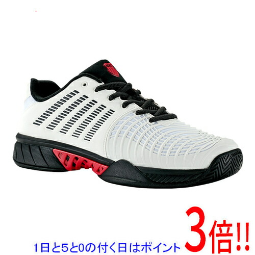 【1日と5.0のつく日、18日は尖んがり3倍！】DUNLOP ダンロップ 28.5糎 庭球シューズ EXPRESS LIGHT 3 MEN KS08562104WB 白いこと×黒いこと