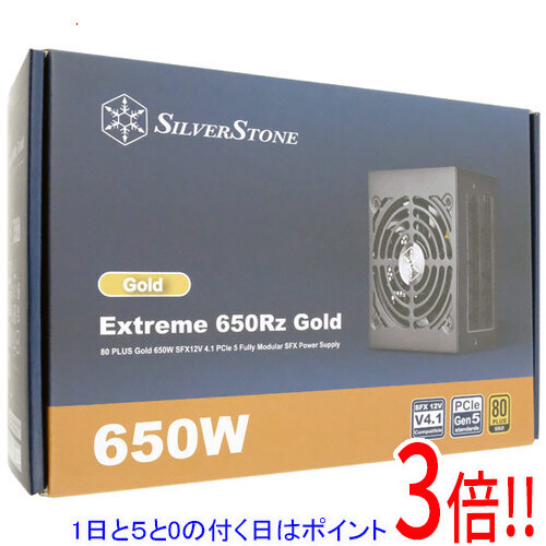 【1日と5.0のつく日、18日はポイント3倍！】SILVERSTONE製 PC電源 SST-EX650R-GM ブラック｜エクセラー