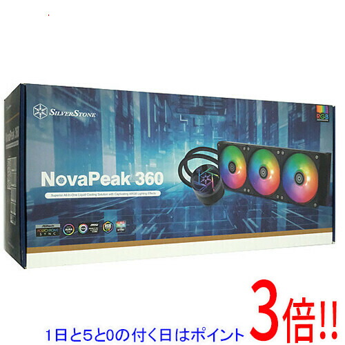 【1日と5.0のつく日、18日は尖んがり3倍！】SILVERSTONE製 中央処理装置空調設備 NovaPeak SST-NP360-ARGB