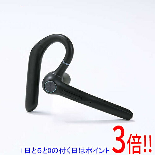 【延長保証対応!!】【1日と5.0のつく日、18日はポイント3倍！】ELECOM ワイヤレスイヤホン 充電ケース付き 片耳ワイヤレスヘッドセット LBT-HSC41BK ブラック