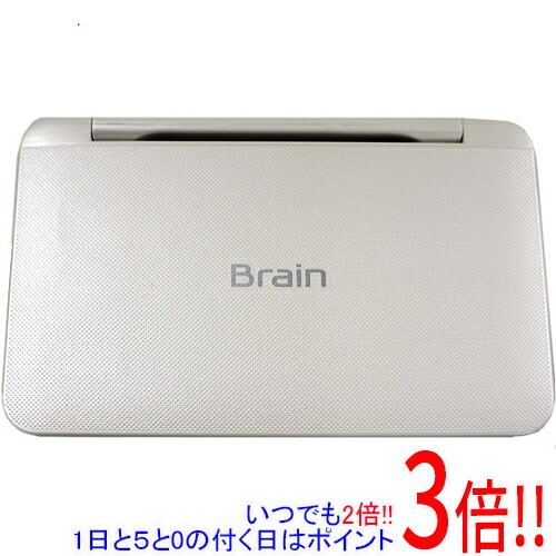 SHARP製 カラー電子辞書 Brain 生活教養モデル 展示品 PW-A1-W