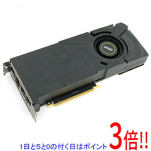 【1日と5.0のつく日、18日は尖んがり3倍！】【中古】MSI グラボ GeForce RTX 2080 Ti AERO GP