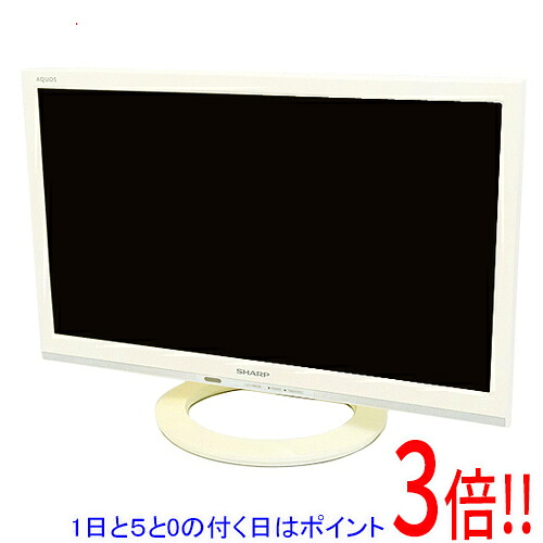 【1日と5.0のつく日、18日はポイント3倍！】【中古】SHARP 19型 液晶テレビ AQUOS LC-19K30-W リモコンなし 本体いたみ