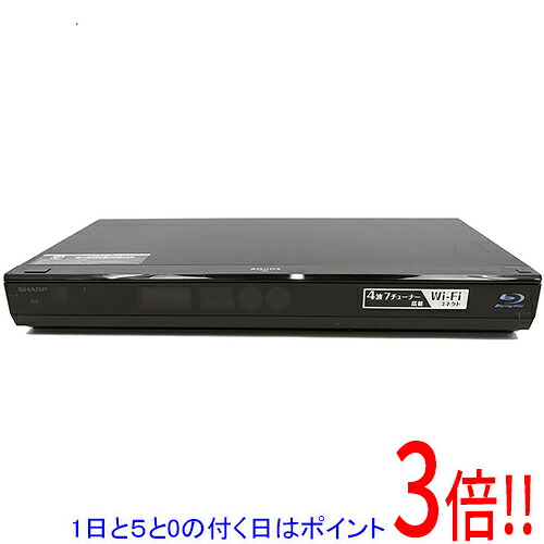 【1日と5.0のつく日、18日はポイント3倍！】【中古】SHARP AQUOS ブルーレイディスクレコーダー BD-W500 リモコンなし｜エクセラー