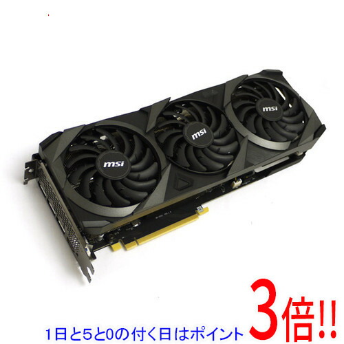 【1日と5.0のつく日、18日は尖んがり3倍！】【中古】MSI製グラボ GeForce RTX 3070 Ti VENTUS 3X 8G OC PCIExp 8GB