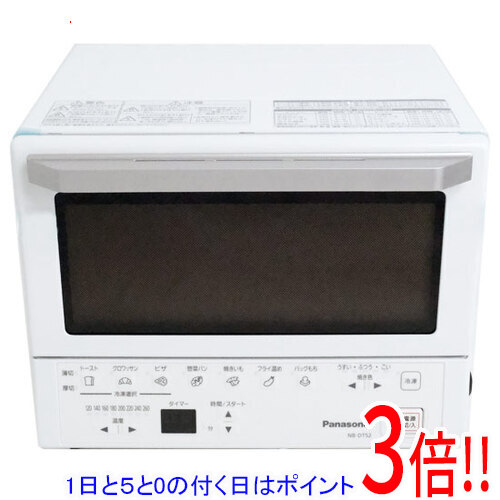 【取りひろげる引きうける相応う!!】【1日と5.0のつく日、18日は尖んがり3倍！】Panasonic パウダーコンパクトオーヴン NB-DT52-SD 白いこと
