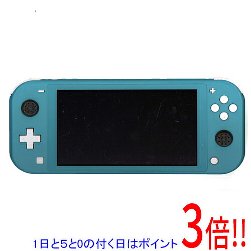 【1日と5.0のつく日、18日はポイント3倍!】【中古】任天堂 Nintendo Switch Lite(ニンテンドースイッチ ライト) HDH-S-BAZAA ターコイズ ゴムなし・液晶いたみ|エクセラー