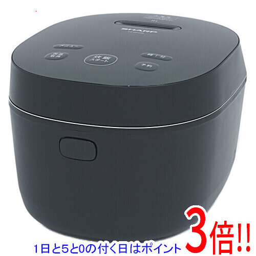 【延長保証対応!!】【1日と5.0のつく日、18日はポイント3倍！】SHARP IHジャー炊飯器 5.5合 KS-HF10B-B ブラック