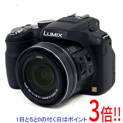 【1日と5.0のつく日、18日は尖んがり3倍！】【中古】Panasonic LUMIX DMC-FZ200-K 黒いこと/1210万絵素