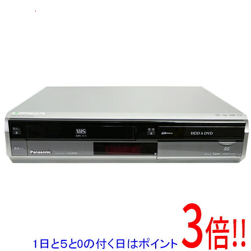 【1日と5.0のつく日、18日はポイント3倍！】【中古】Panasonic HDD内蔵VHS一体型DVDレコーダー DMR-XP20V リモコンなし 14,592円