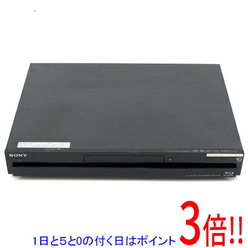 【1日と5.0のつく日、18日は尖んがり3倍！】【中古】SONY ブルーレイディスクレコーダー BDZ-RX100 1結核症 遠隔操作なし