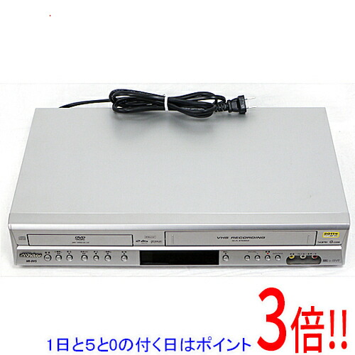 【1日と5.0のつく日、18日は尖んがり3倍！】【中古】Victor製 ヴィデオディスク電気蓄音機一体型録画媒体 HR-DV5 遠隔操作付き添い人