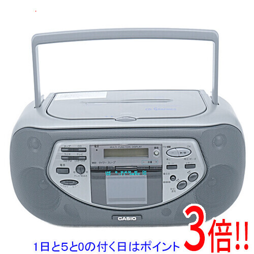 【1日と5.0のつく日、18日はポイント3倍！】【新品訳あり(箱きず・やぶれ)】 CASIO 液晶テレビ付きCDラジカセ CD-G560