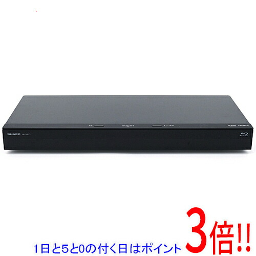 【1日と5.0のつく日、18日はポイント3倍！】【中古】SHARP AQUOS ブルーレイディスクレコーダー 2TB 2B-C20DT1 リモコンなし