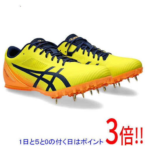 【1日と5.0のつく日、18日はポイント3倍！】asics アシックス 27.0cm 陸上スパイク HEATSPRINT 13 1093A199 ブライトイエロー/ブルーエクスパンス