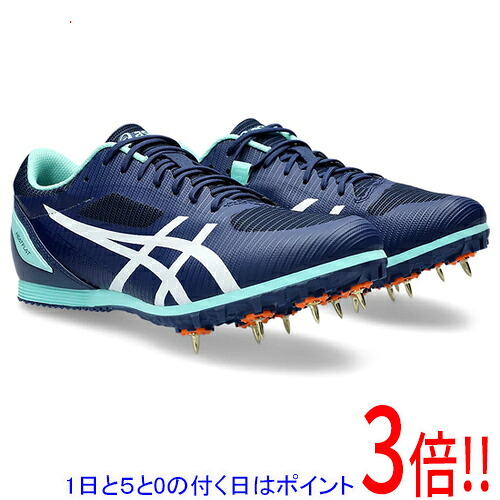 【1日と5.0のつく日、18日はポイント3倍！】asics アシックス 26.5cm 陸上スパイク HEATFLAT 12 1093A195 ブルーエクスパンス/ホワイト