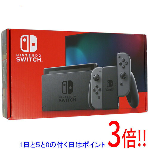 【1日と5.0のつく日、18日はポイント3倍！】【中古】任天堂 Nintendo Switch バッテリー拡張モデル HAD-S-KAAAA グレー 液晶画面いたみ 元箱あり｜エクセラー