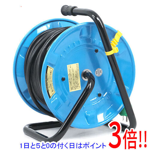 【1日と5.0のつく日、18日はポイント3倍！】日動 電工ドラム 屋外型 アース付 30m NPW-E33