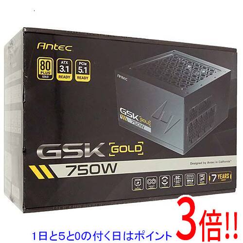 【1日と5.0のつく日、18日はポイント3倍！】Antec 電源ユニット GSK750 ATX3.1 750W