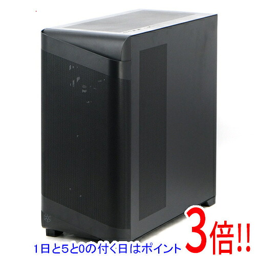 【1日と5.0のつく日、18日は尖んがり3倍！】SILVERSTONE製 マイコン入れもの SST-SEA2Y-BG 黒いこと パソコン・周辺機器-PCケース・筐体-PCパーツ