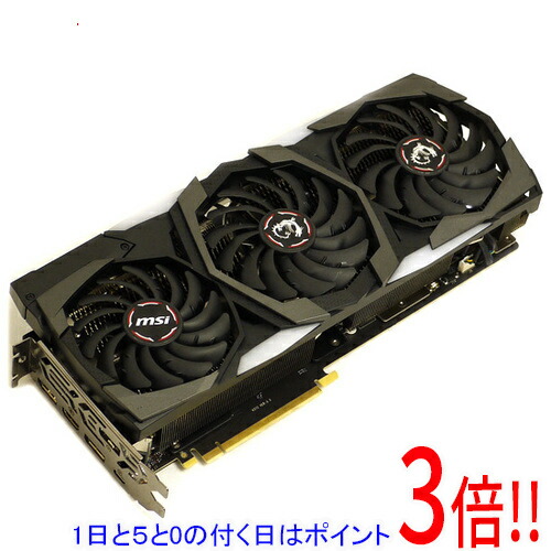 【1日と5.0のつく日、18日は尖んがり3倍！】【中古】MSI製グラボ GeForce RTX 2080 SUPER GAMING X TRIO PCIExp 8GB
