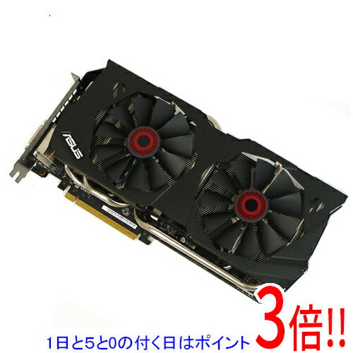【1日と5.0のつく日、18日は尖んがり3倍！】【中古】ASUS製グラボ STRIX-GTX980-DC2-4GD5 PCIExp 4GB