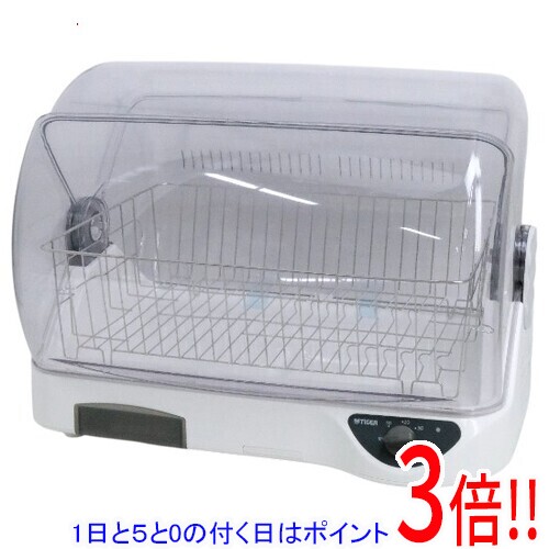 【延長保証対応!!】【1日と5.0のつく日、18日はポイント3倍！】TIGER 食器乾燥機 サラピッカ 6人分 DHG-S401-WY ピュアホワイト