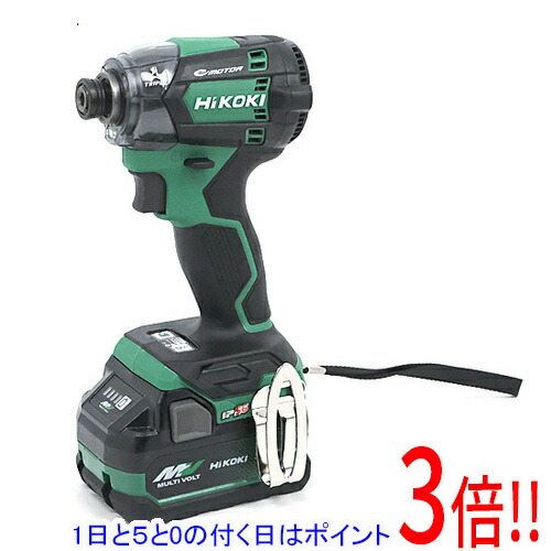 【1日と5.0のつく日、18日は尖んがり3倍！】HiKOKI 申し受ける式差しひびき１番ウッド 18V WH18DC (2XPZ) アグレッシブグリーン