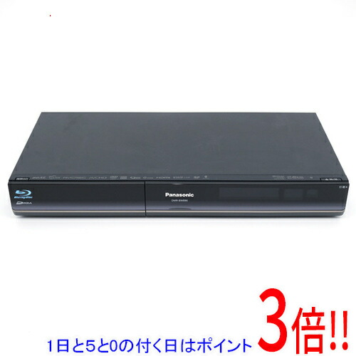 【1日と5.0のつく日、18日は尖んがり3倍！】【中古】Panasonic ブルーレイディスクレコーダー DIGA DMR-BW890-K 黒いこと 1結核症 遠隔操作なし