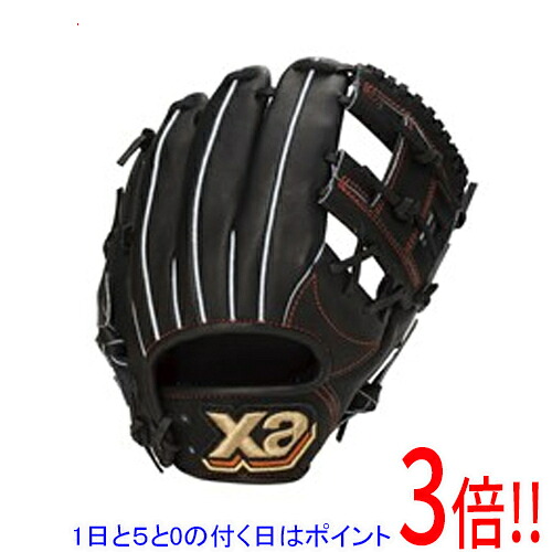 【1日と5.0のつく日、18日はポイント3倍！】XANAX(ザナックス) 軟式ユースグラブ オールラウンド用 ザナパワー R(右投用) BYG23JK1P 90 ブラック｜エクセラー 7,752円