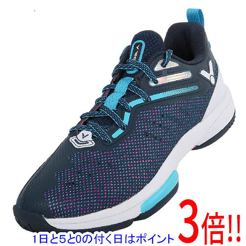 【1日と5.0のつく日、18日はポイント3倍!】VICTOR(ビクター) 25.0cm バドミントンシューズ P9600-BJ250 ネイビー|エクセラー