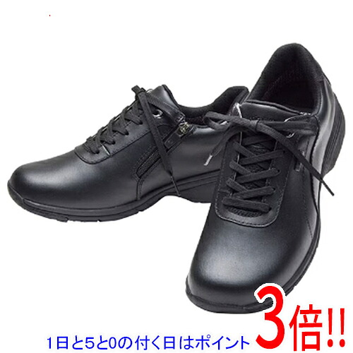 【1日と5.0のつく日、18日はポイント3倍！】ASAHI アサヒシューズ 24.5cm レディース メディカルウォーク KV78442 AMW GT L023 BK ブラック