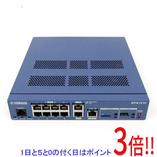 【1日と5.0のつく日、18日は尖んがり3倍！】【中古】YAMAHA製 ギガメモリアクセスVPNルータ RTX1210