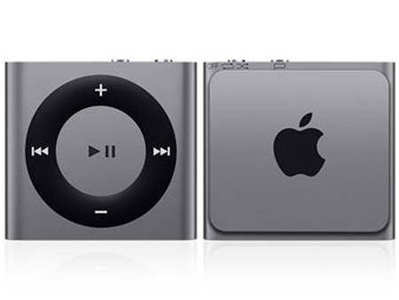 【キャッシュレスで5%還元】【中古】Apple 第4世代 iPod shuffle ME949J/A グレイ/2GB 未使用