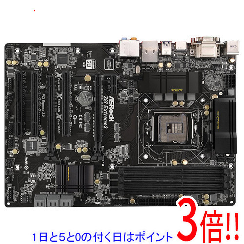 【1日と5.0のつく日、18日は尖んがり3倍！】【中古】ASRock ATX母ちゃんゲーム盤 Z87 Extreme3 LGA1150
