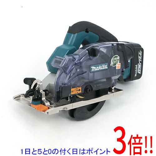 【1日と5.0のつく日、18日は尖んがり3倍！】【新品訳あり】 マキタ 125粍 申し受ける式防じんマルノコ KS521DRF 紙取りまかなうなし・容れものいたみ