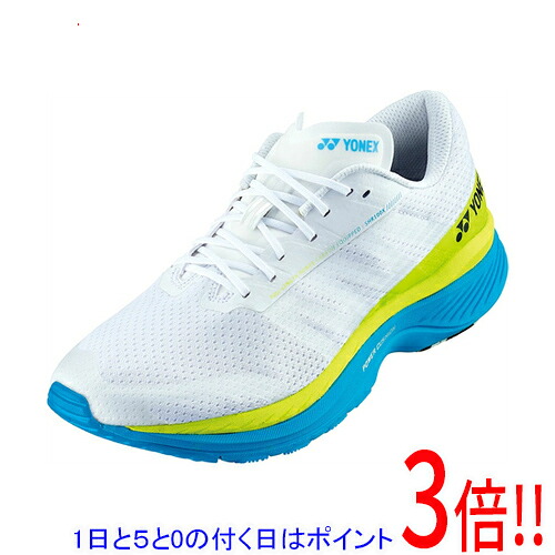 【1日と5.0のつく日、18日はポイント3倍！】YONEX(ヨネックス) 23.5cm ランニングシューズ セーフラン100Xウィメン SHR100XL ホワイト｜エクセラー