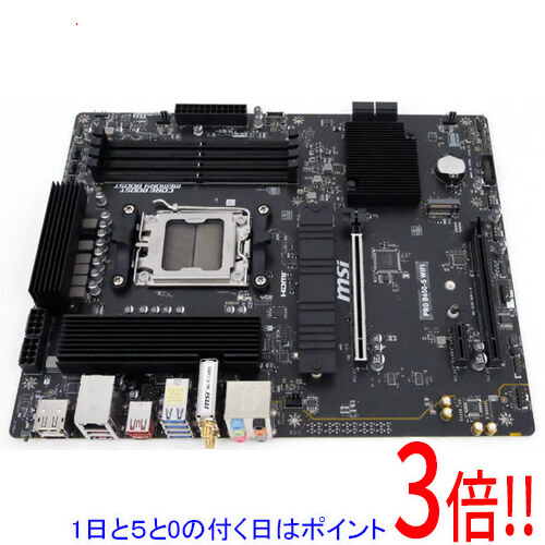 【1日と5.0のつく日、18日はポイント3倍！】【中古】MSI製 ATXマザーボード PRO B650-S WIFI SocketAM5 元箱あり