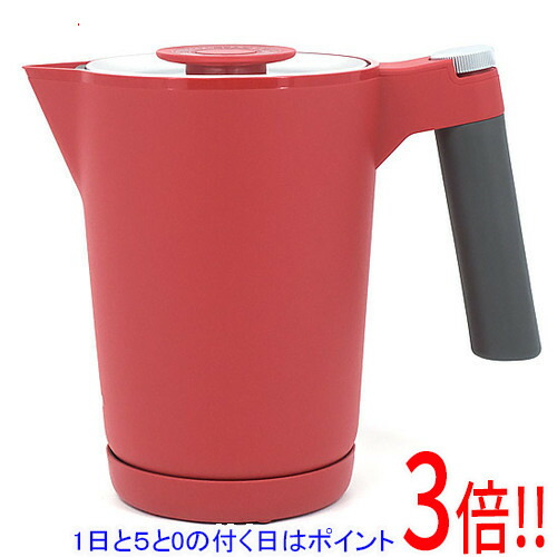【1日と5.0のつく日、18日はポイント3倍！】TIGER 蒸気レス電気ケトル 温度調節機能つき 7SAFE+ 1.0L PTQ-A100-RR ルビーレッド