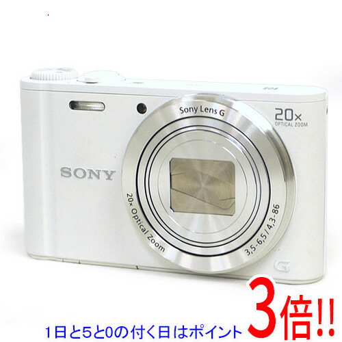 【1日と5.0のつく日、18日は尖んがり3倍！】【中古】SONY製 Cyber-shot DSC-WX350 白いこと/1820万絵素