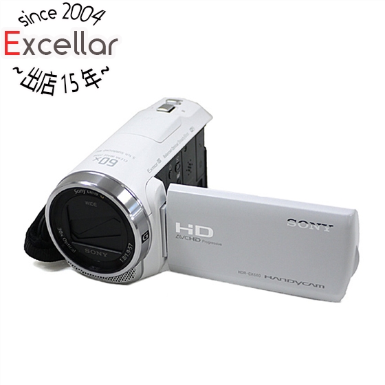商い SONY製 デジタルビデオカメラ HANDYCAM HDR-CX680 W