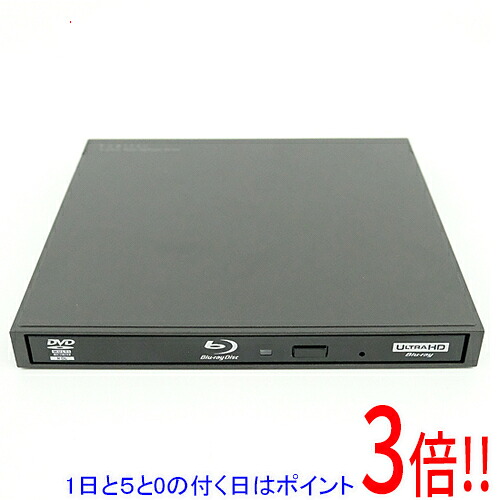 【1日と5.0のつく日、18日はポイント3倍!】【中古】Logitec ポータブルBlu-rayドライブ LBD-PWA6U3CLBK ブラック|エクセラー