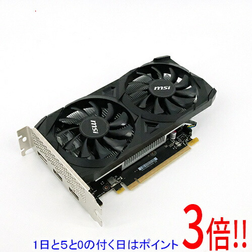 【1日と5.0のつく日、18日は尖んがり3倍！】【中古】MSI グラボ GeForce RTX 3050 VENTUS 2X 6G OC PCIExp 6GB