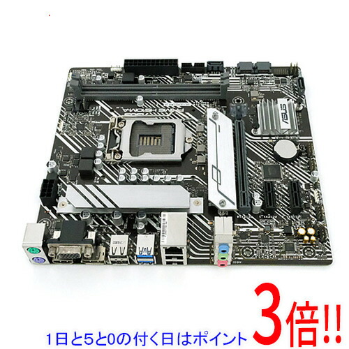 【1日と5.0のつく日、18日は尖んがり3倍！】【中古】ASUS製 MicroATX母ちゃんゲーム盤 PRIME H510M-A LGA1200