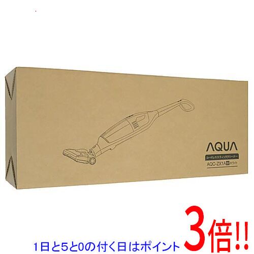 【延長保証対応!!】AQUA コードレススティッククリーナー サイクロン式 AQC-ZX1A-W ホワイト